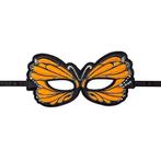 Vlinder oogmasker oranje - Oogmaskers, Verzenden, Nieuw