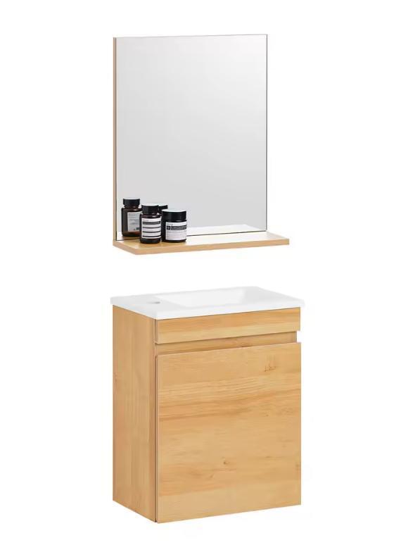 Badkamer Meubelset met Wastafel – Onderkast en Wandspiegel, Huis en Inrichting, Kasten | Overige, Nieuw, Verzenden