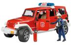 Bruder 2528 Jeep Wrangler brandweer + speelfiguur, Kinderen en Baby's, Speelgoed | Overig, Nieuw
