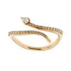 Ring - 18 karaat Roségoud Diamant (Natuurlijk) - Merk:, Sieraden, Tassen en Uiterlijk, Ringen, Nieuw