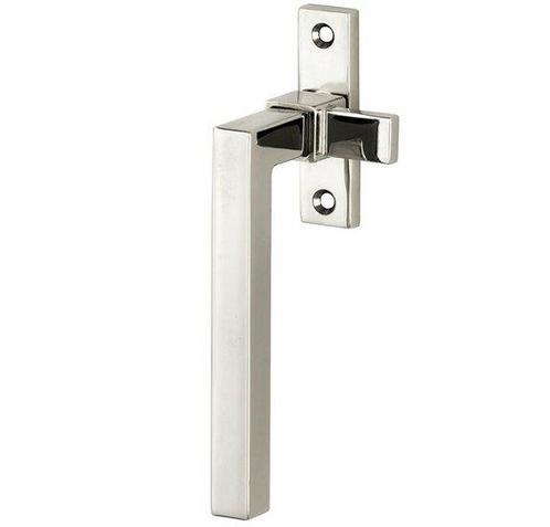 Raamboom Met Sluitplaat Links Kare glans nikkel, Doe-het-zelf en Verbouw, Hang- en Sluitwerk, Nieuw, Ophalen of Verzenden