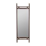 *WOONWINKEL* Dutchbone Riva Vintage Leun Spiegel Donker Hout, Huis en Inrichting, Woonaccessoires | Spiegels, Verzenden, Nieuw
