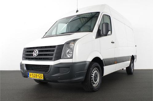 Volkswagen Crafter 35 2.0 TDI L2H2, Auto's, Bestelauto's, Onderhoudsboekje, Lease, Zwart, Handgeschakeld, Wit, Financial lease