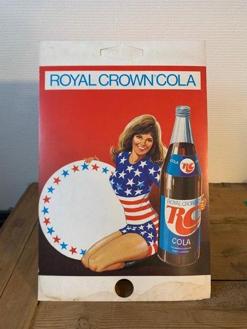 Royal Crown Cola - Reclamebord - Karton, Antiek en Kunst, Antiek | Wandborden en Tegels