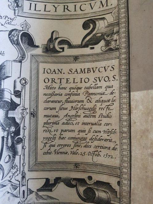 Croatia, Slovenia - Midden-Europa; Ortelius - Illyricum -, Boeken, Atlassen en Landkaarten