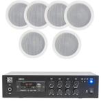 Winkel muziek set met 6 speaker Usb,Sd,Bluetooth,Fm 120 Watt, Ophalen of Verzenden, Nieuw, Audio