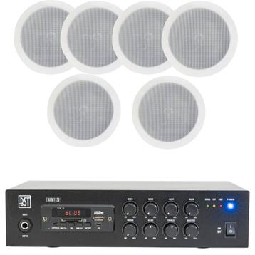 Winkel muziek set met 6 speaker Usb,Sd,Bluetooth,Fm 120 Watt beschikbaar voor biedingen