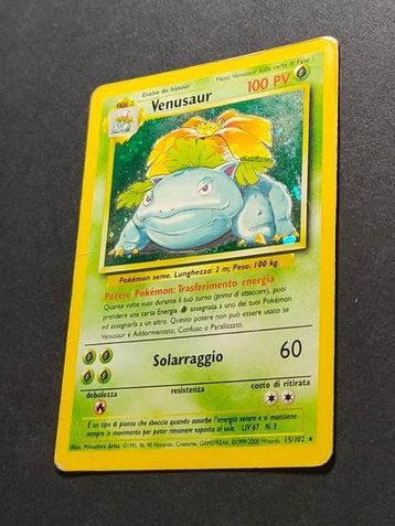 Pokémon - 1 Card - Venusaur 15/102 Holo - WOTC - Base set beschikbaar voor biedingen