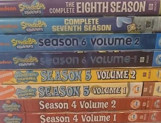 Spongebob Squarepants Season 4, 5, 6, 7 & 8 DVD (IMPORT) REG, Cd's en Dvd's, Dvd's | Tv en Series, Verzenden