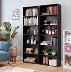 Nieuw Boekenkast Design | beschikbaar in Zwart, Eiken en Wit, Met plank(en), Verzenden, Nieuw, 50 tot 100 cm