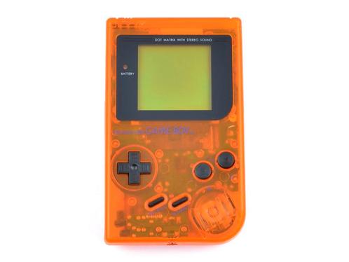 Gameboy Classic Crystal Orange, Spelcomputers en Games, Spelcomputers | Nintendo Game Boy, Zo goed als nieuw, Ophalen of Verzenden