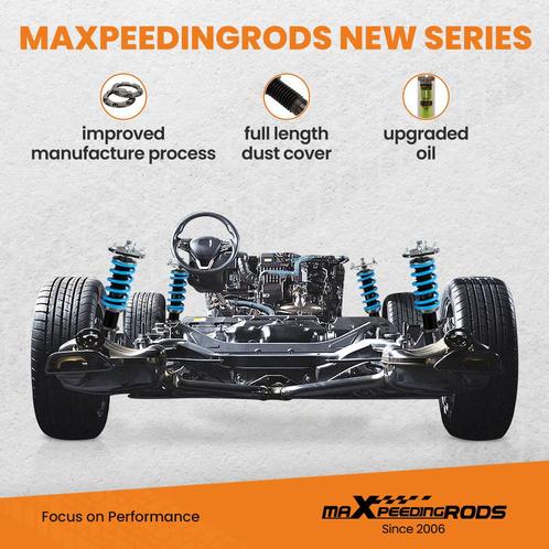 Maxpeedingrods 24 Ways Adjustable Damper Coilovers compat..., Auto-onderdelen, Ophanging en Onderstel, Nieuw, Honda, Verzenden