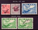 IJsland 1902/1936 - officiële en aviaselectie - Stanley, Gestempeld