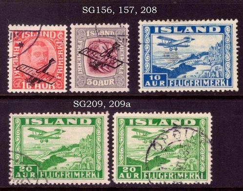 IJsland 1902/1936 - officiële en aviaselectie - Stanley, Postzegels en Munten, Postzegels | Amerika