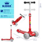 Kinderstep - Verstelbaar - Vouwbaar - Rood - KIDIZ®, Verzenden, Nieuw