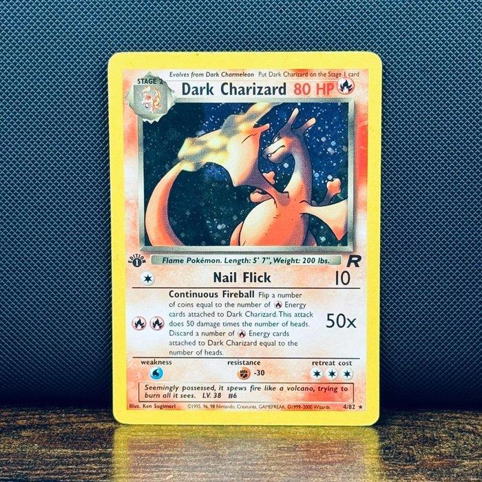 Pokémon Card - 1st Edition Dark Charizard Holo 4 - Pokémon, Hobby en Vrije tijd, Verzamelkaartspellen | Pokémon