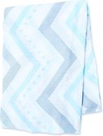 Lulujo swaddle 70% bamboo/30% katoen 120x120 cm - Blue, Verzenden, Nieuw