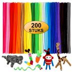 Fako Bijoux - 200 Gekleurde Pijpenragers - Set van 200 Stuks, Verzenden, Nieuw