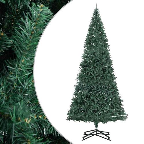 vidaXL Kunstkerstboom met standaard 500 cm PVC groen, Diversen, Kerst, Nieuw, Verzenden