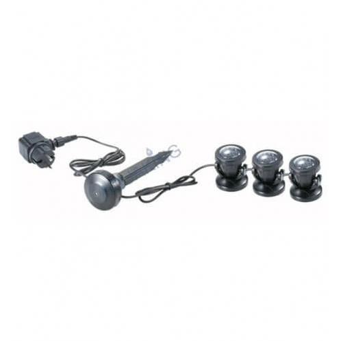Aquaking LED-03 set van 3 spots  vijververlichting, Tuin en Terras, Vijver-toebehoren, Vijververlichting, Nieuw, Ophalen of Verzenden