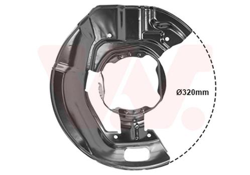 REMSCHIJF BESCHERMER VOOR BMW 5 E39 1995-2000 34111162569, Auto-onderdelen, Remmen en Aandrijving, Nieuw, Ophalen of Verzenden