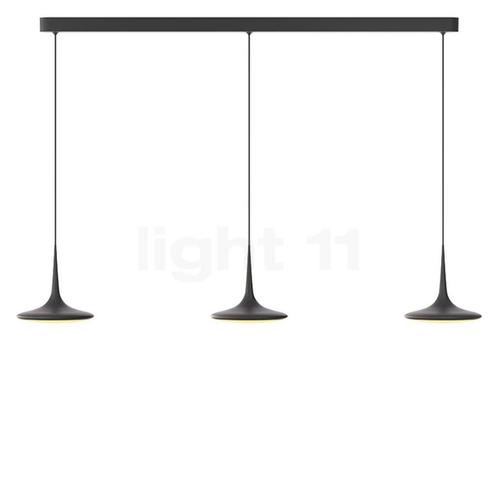 Grau Falling Leaf Hanglamp LED 3-lichts, zwart - 200 cm, Huis en Inrichting, Lampen | Hanglampen, Nieuw, Verzenden