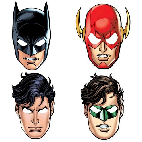 Justice League Maskers 8st, Hobby en Vrije tijd, Feestartikelen, Nieuw, Verzenden