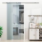 Schuifdeur – Mat Glas - Moderne Stijl - Zwart, Doe-het-zelf en Verbouw, Deuren en Horren, Ophalen of Verzenden, Nieuw