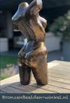 Bronzen Beeld TORSO van Man en Vrouw - Licht erotisch BRONS