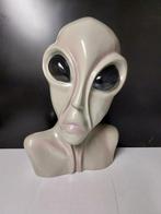 sculptuur, hoofd alien ROSWELL - 56 cm - polyresin