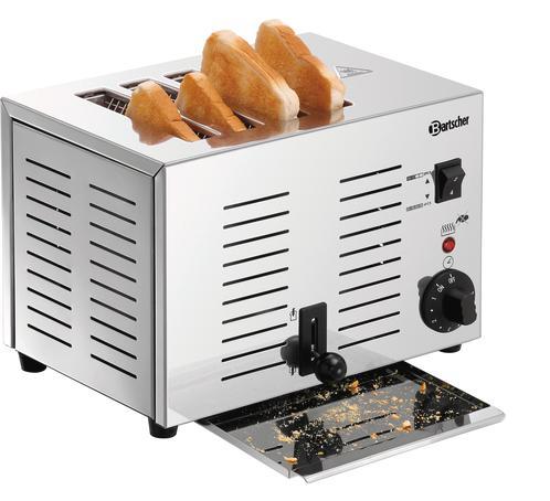 Bartscher Toaster | RVS | 212x300x220 mm, Zakelijke goederen, Horeca | Keukenapparatuur, Verzenden