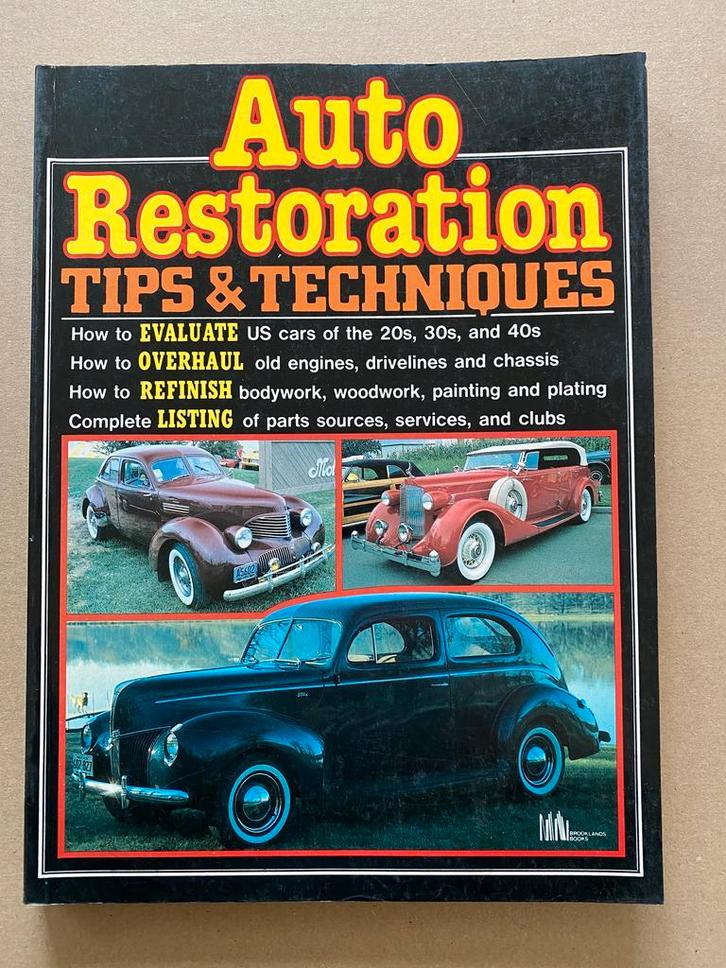 Auto Restoration Tips Techniques - USA Cars 20s, 30s, 40s, Boeken, Auto's | Boeken, Gelezen, Ophalen of Verzenden