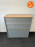 Roldeurkast - Basic - 125x120x47cm - Verticale deuren - Zilv, Werkplek, Ophalen of Verzenden, Gebruikt, Kast