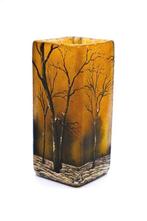 Daum - Vaas - Daum Nancy Winterlandschap (Winter Forest), Antiek en Kunst, Antiek | Glas en Kristal