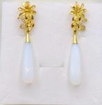 Zonder Minimumprijs - Hangoorbellen Verguld, Zilver, Moon, Sieraden, Tassen en Uiterlijk, Antieke sieraden