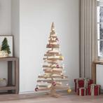 vidaXL Kerstbomen met standaard Naturel 150 cm Massief, Diversen, Kerst, Verzenden, Nieuw