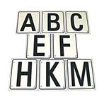 Manegeletters MBFAKEHC set van 8, Ophalen of Verzenden, Nieuw