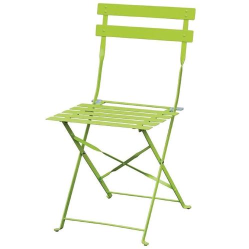 Stalen Bistro Stoelen Lichtgroen | 2 stuks, Zakelijke goederen, Horeca | Keukenapparatuur, Verzenden