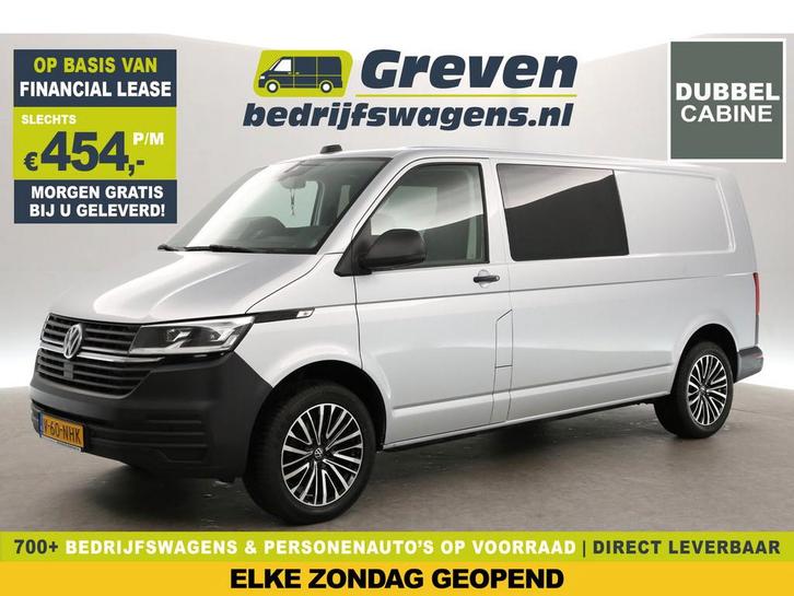 Volkswagen Transporter 2.0 TDI T6.1 150PK L2H1 | DC |, Auto's, Bestelauto's, Te koop, Automaat, Financial lease, Diesel, Zilver of Grijs