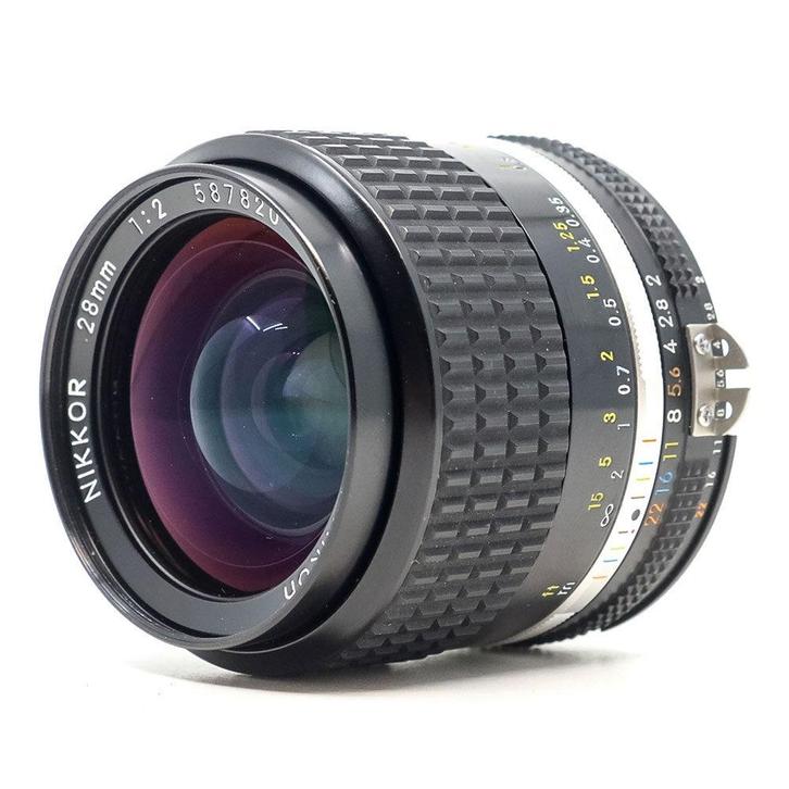 Nikon 28mm f/2.0 Nikkor AI-S objectief - Tweedehands, Audio, Tv en Foto, Fotografie | Lenzen en Objectieven, Groothoeklens, Gebruikt