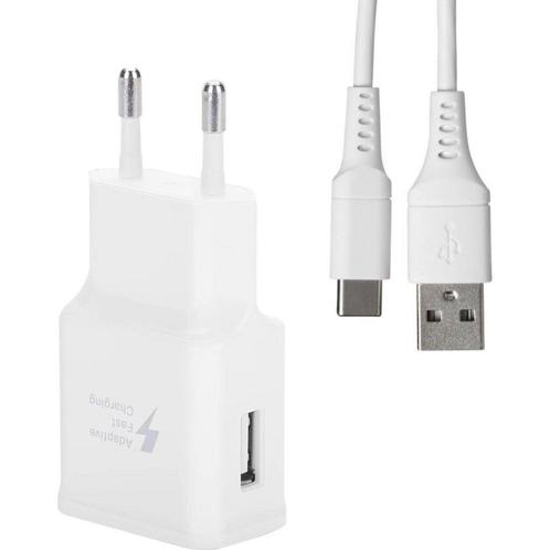 Premium Fast Charger Samsung + Extra Sterke USB-C Kabel, Telecommunicatie, Mobiele telefoons | Telefoon-opladers, Ophalen of Verzenden