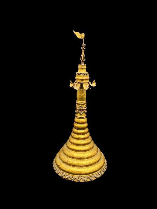 Decoratief ornament - Stupa buddhista - Myanmar, Antiek en Kunst, Kunst | Niet-Westerse kunst