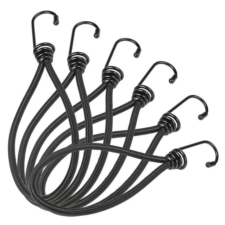 Benson Set spanelastieken met haak - 20 cm - maximale rek..., Auto diversen, Aanhangwagen-onderdelen, Nieuw, Ophalen of Verzenden