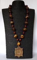 Gemengde edelstenen - Ketting - Voorouderlijke kunst -