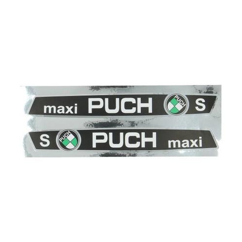 Stickerset Puch Maxi s zwart wit, Fietsen en Brommers, Brommeronderdelen | Scooters, Nieuw, Overige merken, Ophalen of Verzenden