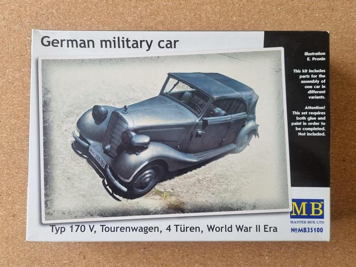 Master Box MB35100 Mercedes-Benz 170 V 1:35, Hobby en Vrije tijd, Modelbouw | Auto's en Voertuigen, Verzenden