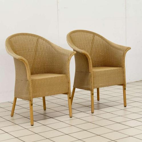 (2) Lloyd Loom Rieten Stoelen, Huis en Inrichting, Stoelen, Ophalen of Verzenden