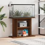 vidaXL Aquariumstandaard 80x35x60 cm bewerkt hout bruin, Verzenden, Nieuw