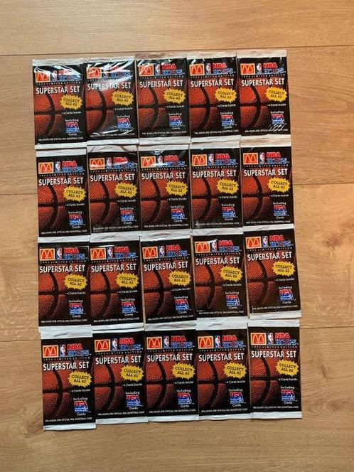 1992 NBA Hoops NBA - 20 Booster pack - Excellent (EX), Hobby en Vrije tijd, Verzamelkaartspellen | Overige