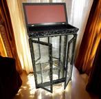 Vitrinekast - Art Deco - Foglia Oro - Glas, Goud, Hout, Antiek en Kunst
